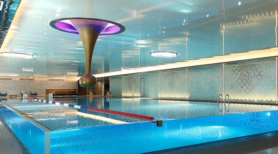 What amenities does Shenzhen Sheraton Hotel have? Enjoy its big swimming pool and delicious food options.